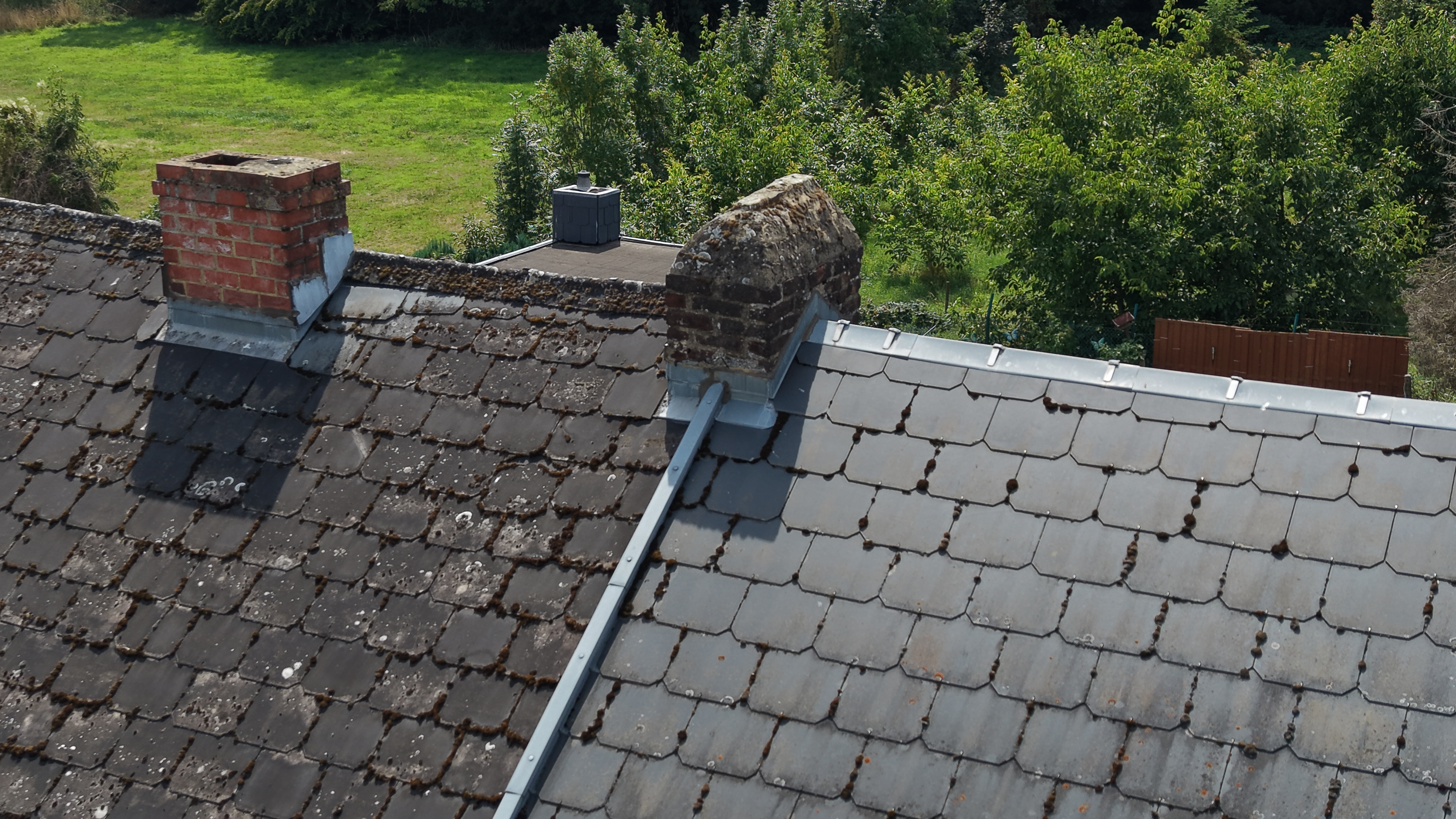Drone roof inspection